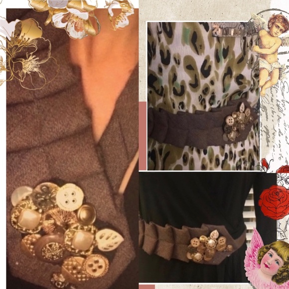 Vintage Accessories - Vintage Multipurpose Tie Belt w/buttons.